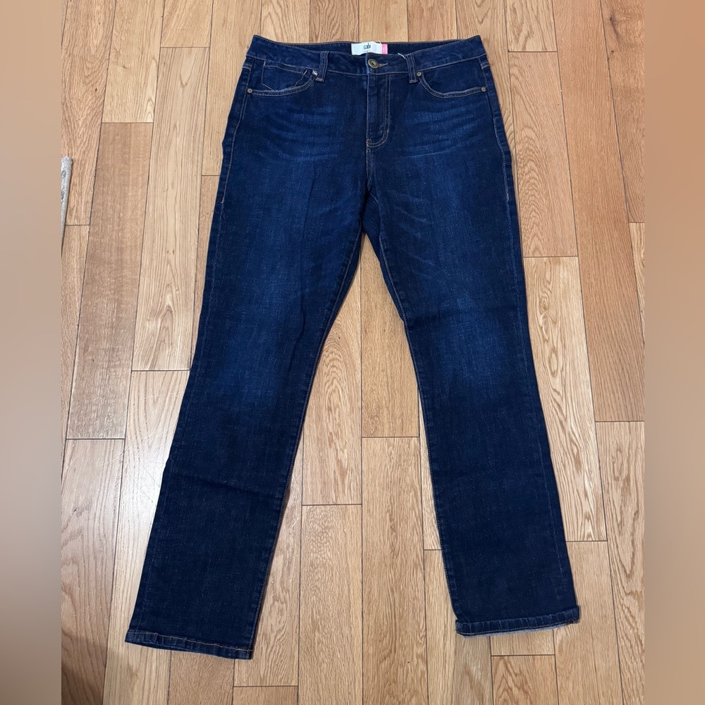 Cabi High Straight dark blue straight women’s jeans 👖
